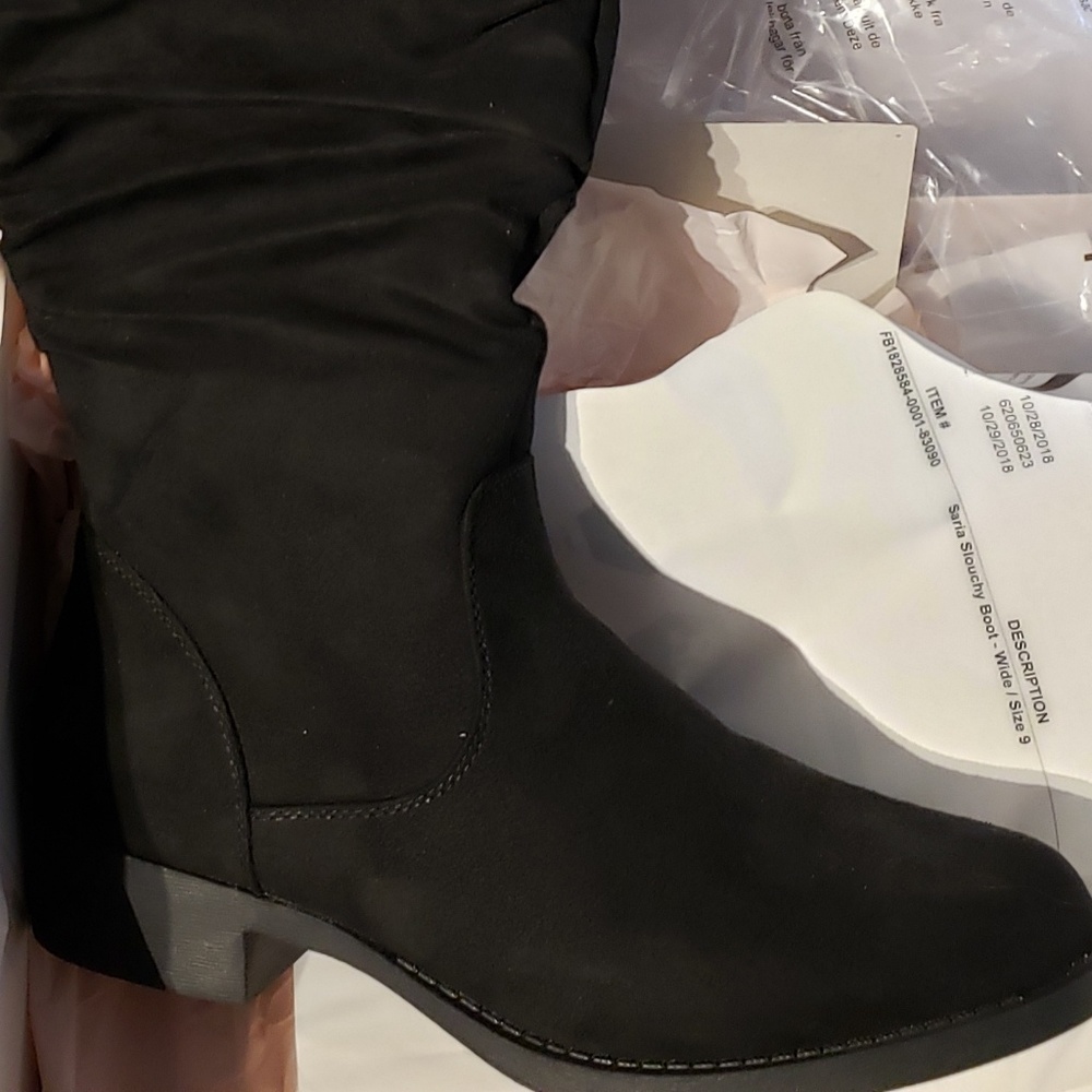 Tall wide calf boot sz 9